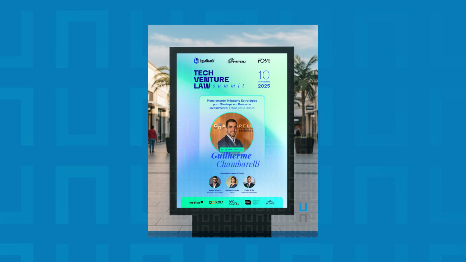 Foto Guilherme Chambarelli é palestrante no Tech Venture Law Summit, do Legalhack